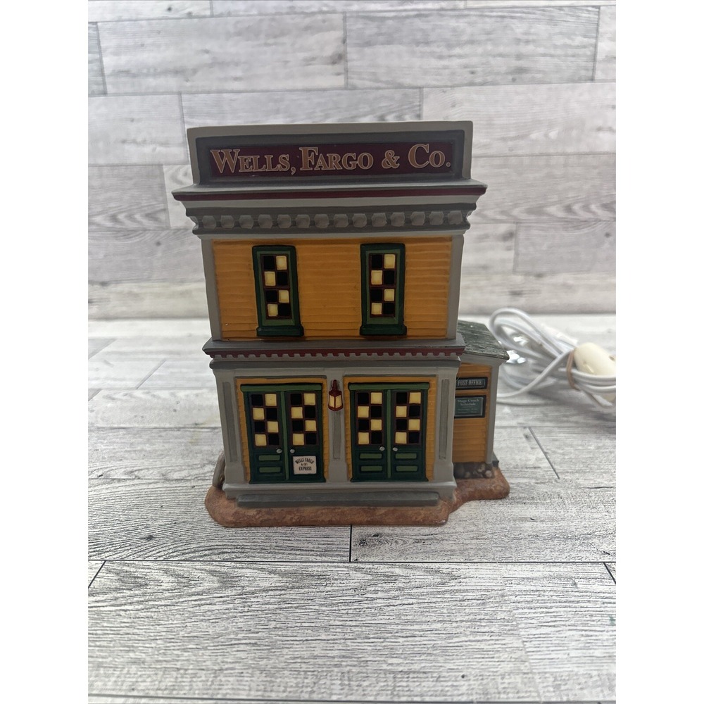 Department‎ Dept 56 Profiles 2002 Wells Fargo Historic Office Limited Edition